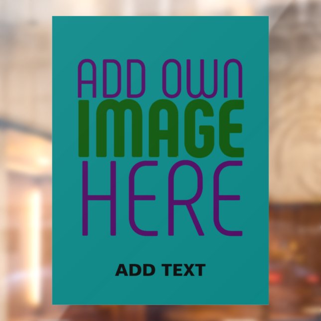 MODERN EDITABLE TEAL GREEN IMAGE TEXT TEMPLATE (Sheet 2)