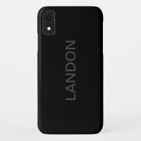 Modern Editable Text | Dark Grey & Black