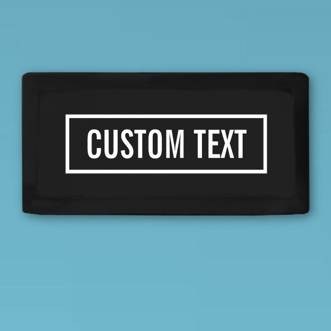 Modern Editable Text in White Logo Style Frame Banner (Creator Uploaded)