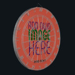 MODERN EDITABLE TOMATO RED IMAGE TEXT TEMPLATE DARTBOARD<br><div class="desc">THIS IS A DESIGN FITTING FOR CUSTOMERS.YOU CAN CHANGE, RESIZE OR ADD LOGO, PHOTO, TEXT AND COLOURS THE WAY YOU WANT.THANK YOU.</div>