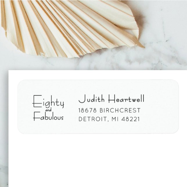 Modern Eighty and Fabulous 80th Birthday Party (Creator Uploaded)
