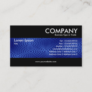Modern - Electric Rain Blue Business Card