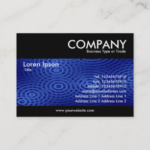 Modern - Electric Rain Blue Business Card