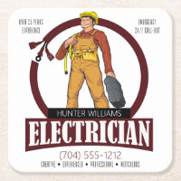 Modern Electrician Contractor Marketing Outlet