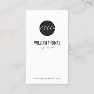 MODERN ELECTRICIAN LOGO BUSINESS CARD