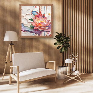 Modern Elegance Abstract Gold Poster