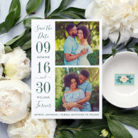Modern Elegance Emerald Green Wedding Photo
