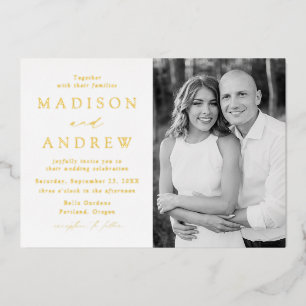 Modern Elegance Photo Wedding