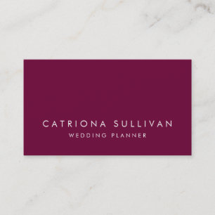 Modern Elegance Poppy Business Card