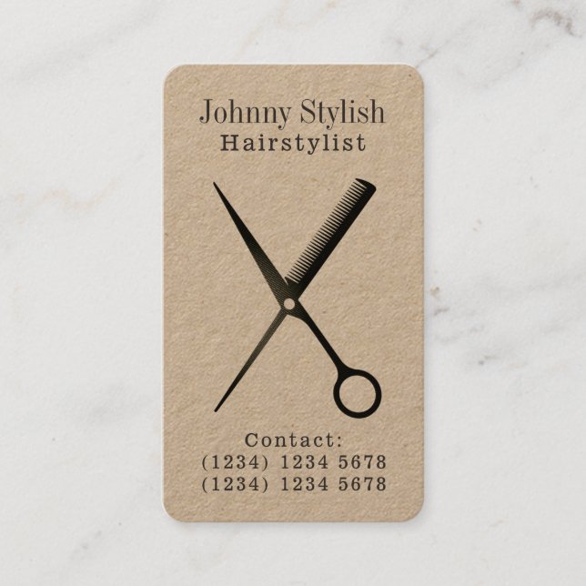 Modern elegance professional look business card (Front)