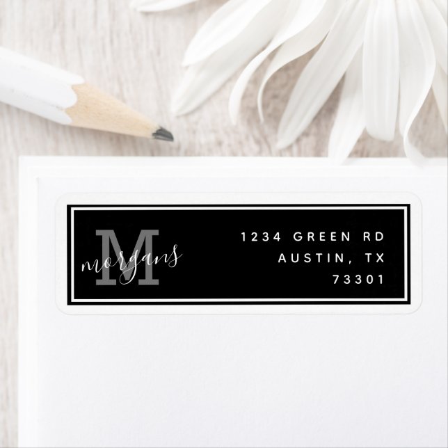 Modern Elegance | Return Address Label (Insitu)