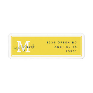 Modern Elegance Return Address Label
