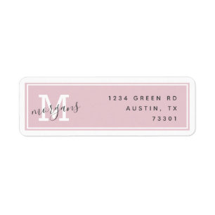Modern Elegance Return Address Label