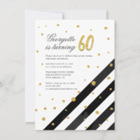 Modern Elegant 60th Birthday