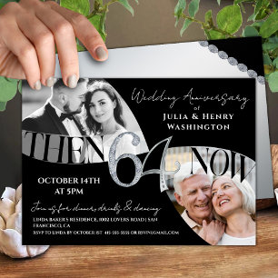 Modern Elegant 64th Wedding Anniversary Invitation