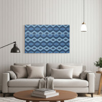 Modern, Elegant Abstract Blue Jay Pattern