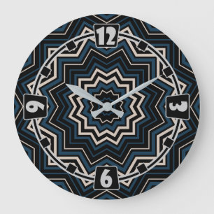 Modern, elegant, abstract, decorative, clock