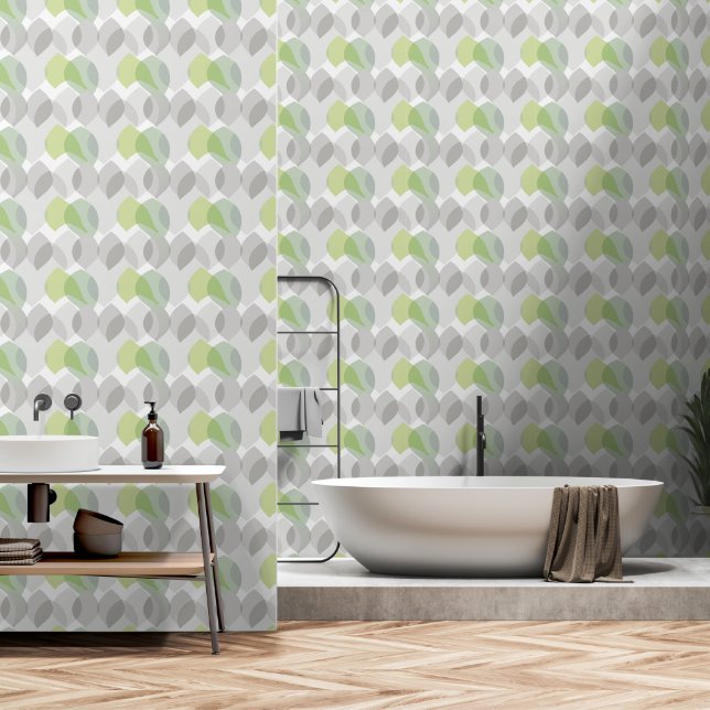 Modern elegant abstract design Wallpaper (Bathroom)