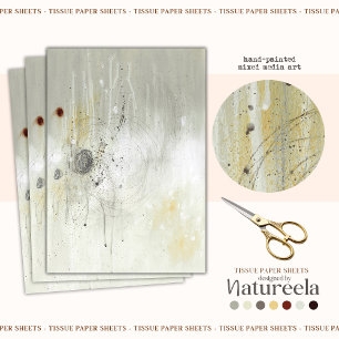 Modern Elegant Abstract Pattern Tissue Paper