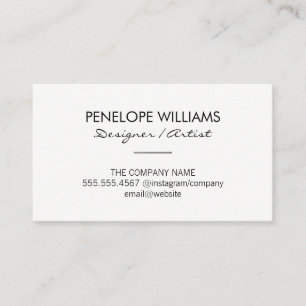 Modern Elegant Accents Business Card