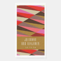 Modern Elegant Art Deco Geometric Wedding Custom