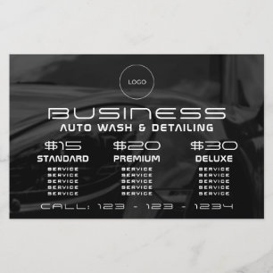 Modern elegant automotive  flyer