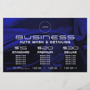 Modern elegant automotive flyer