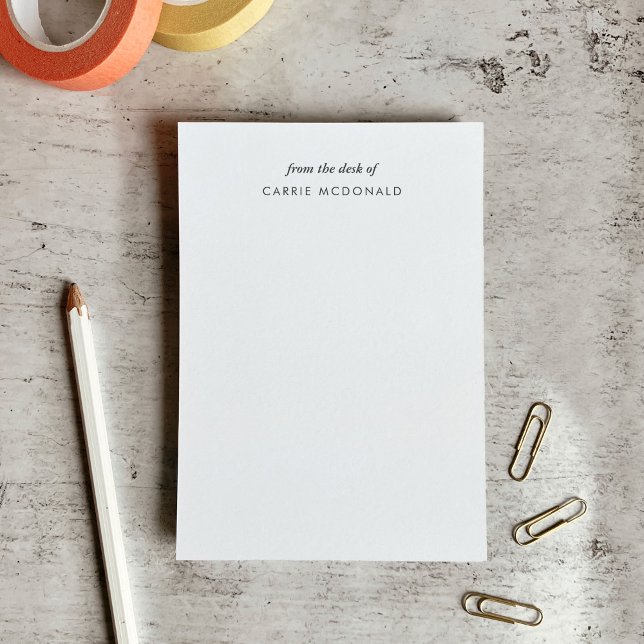 Modern Elegant Black and White Custom Notes (Modern Elegant Black and White Custom Notes)