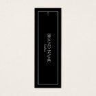 Modern Elegant Black and White Hang Tags