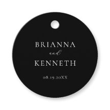 Modern Elegant Black and White Wedding