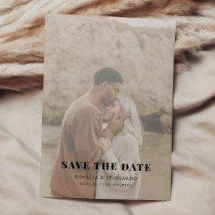 Modern Elegant Black and White wedding Invitation