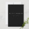 Modern & Elegant Black Bridal Shower Invitation