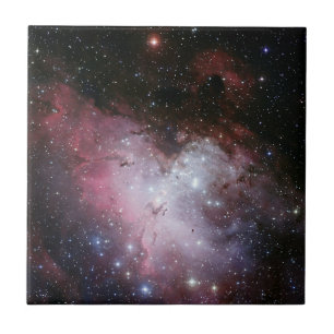 Modern Elegant Blue Space Landscape Tile