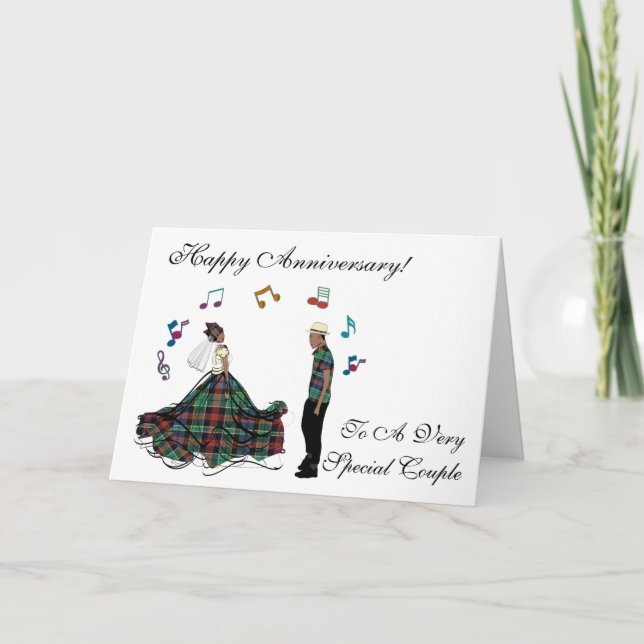 Modern Elegant Bride Groom Wedding Card (Front)