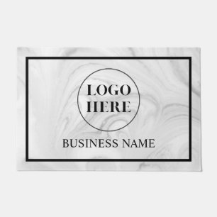 Modern Elegant Business Logo Doormat
