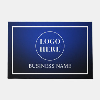 Modern Elegant Business Logo Doormat