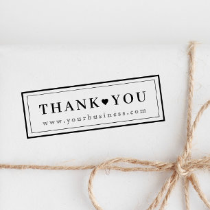 Modern Elegant Business Thank You Self-inking Stamp
