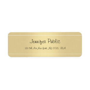 Modern Elegant Calligraphy Script Gold Template