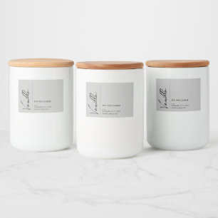 Modern Elegant Candle Label