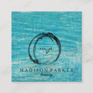 Modern Elegant Champagne Abstract Beauty Stylist S Square Business Card