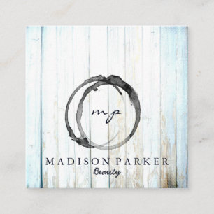 Modern Elegant Champagne Abstract Beauty Stylist S Square Business Card