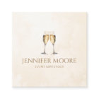 Modern Elegant Champagne Flute Glasses Custom