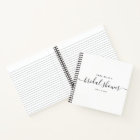 Modern Elegant Chic Script Bridal Shower Guest