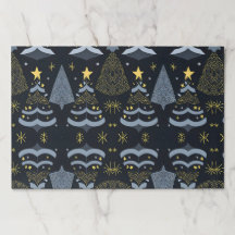Modern Elegant Christmas Paper Placemat