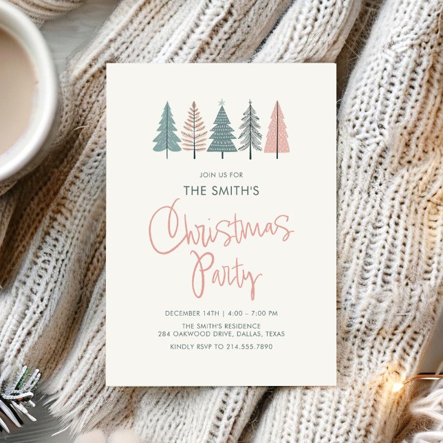 Modern Elegant Christmas Party Invitation (Creator Uploaded)