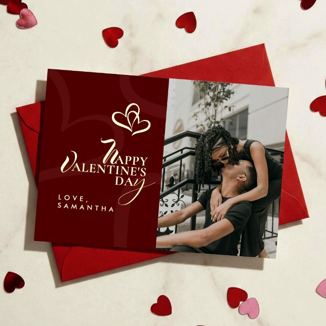 Modern Elegant Classic Chic Photopop Valentines (Creator Uploaded)