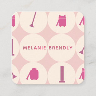 Modern Elegant Cleaning Service Business Card
