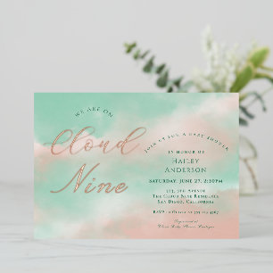 Modern Elegant Cloud Nine Baby Shower