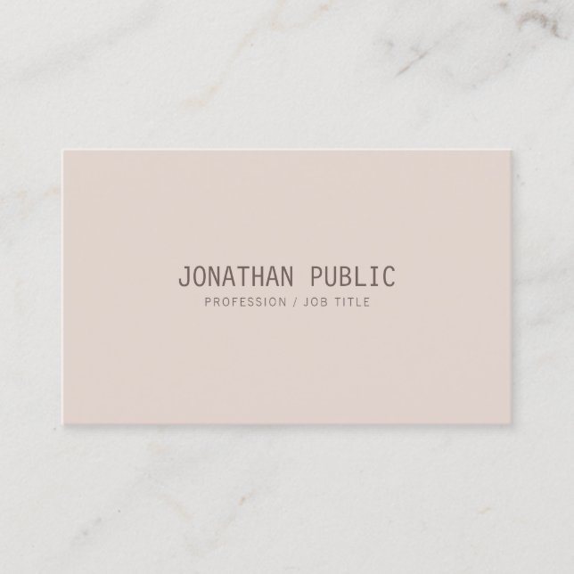 Modern Elegant Colours Creative Designed Template Business Card (Front)