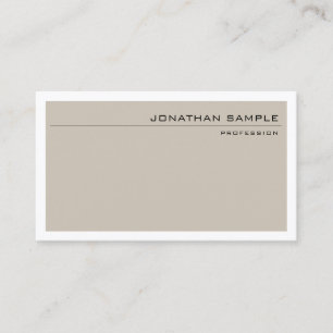Modern Elegant Colours Minimalist Professional Business Card